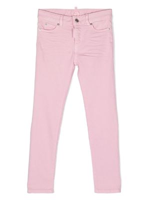 Dsquared2 Kids Twiggy straight-leg jeans - Pink