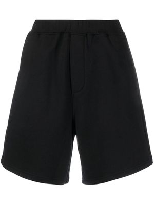 Dsquared2 knee-length cotton track shorts - Black