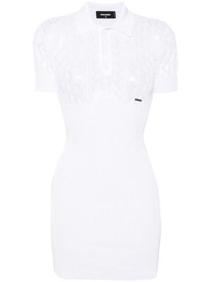 Dsquared2 knitted mini dress - White