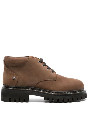 Dsquared2 lace-up suede ankle boots - Brown