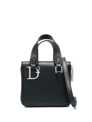 Dsquared2 leather mini tote bag - Black