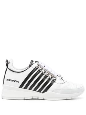 Dsquared2 Legendary 40mm leather sneakers - White