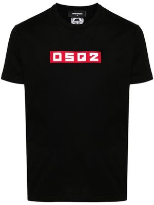 Dsquared2 logo-appliqqué cotton T-shirt - Black