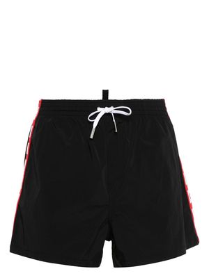 Dsquared2 Logo Boxer swim shorts - Black