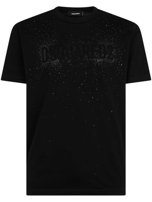 Dsquared2 logo-embellished cotton T-shirt - Black
