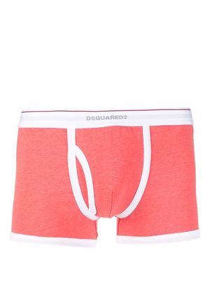 Dsquared2 logo-embroidered boxers - Pink