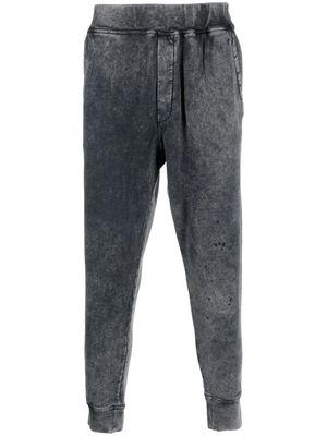 Dsquared2 logo-embroidered jersey track trousers - Grey