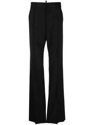 Dsquared2 logo-embroidered tailored trousers - Black