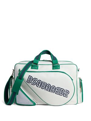 Dsquared2 logo-embroidered tote bag - White