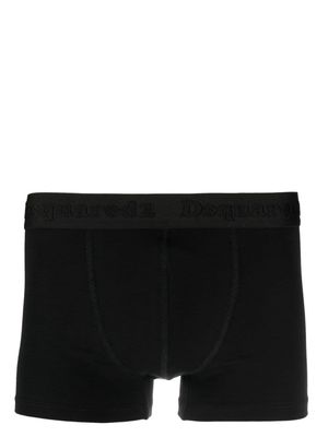 Dsquared2 logo-embroidered waistband boxers - Black
