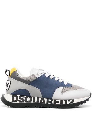 Dsquared2 logo panelled sneakers - Blue