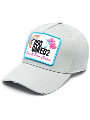 Dsquared2 logo-patch baseball cap - Grey