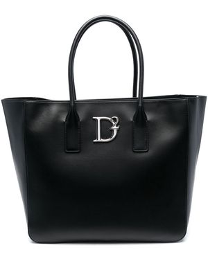 Dsquared2 logo-plaque tote bag - Black