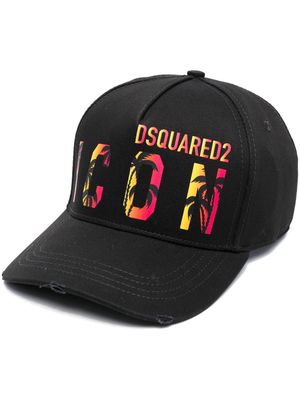 Dsquared2 logo-print baseball cap - 2124 NERO