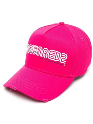Dsquared2 logo-print baseball cap - Pink
