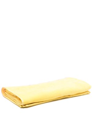 Dsquared2 logo-print beach towel - Yellow
