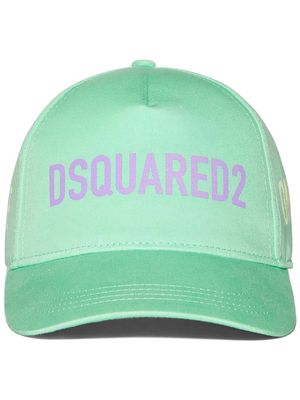 Dsquared2 logo-print cap - Green