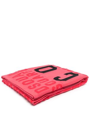 Dsquared2 logo-print cotton towel