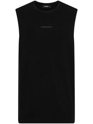 Dsquared2 logo-print cotton vest - Black