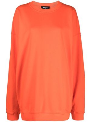 Dsquared2 logo print crew neck sweatshirt - Orange