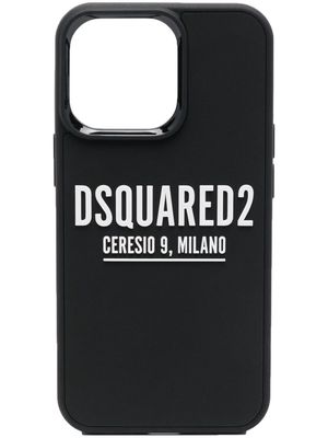 Dsquared2 logo-print iPhone 13 Pro case - Black