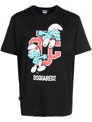 Dsquared2 logo-print organic cotton T-shirt - Black