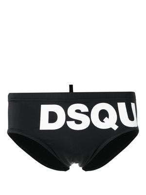 Dsquared2 logo-print swim trunks - Black