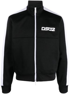 Dsquared2 logo-print two-tone jacket - Black