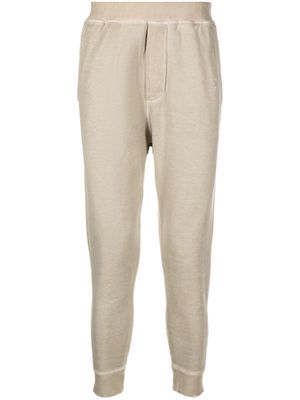 Dsquared2 logo-pritn faded-effect track pants - Neutrals
