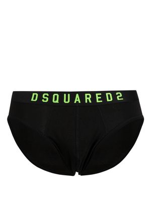 Dsquared2 logo-tape colour-block briefs - Black