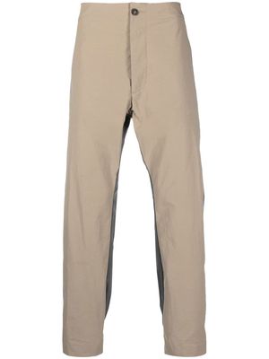 Dsquared2 logo-tape tapered trousers - Neutrals