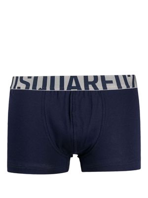 Dsquared2 logo-tape two-tone boxers - Blue