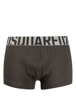 Dsquared2 logo-tape two-tone boxers - Green