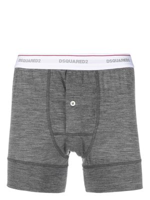 Dsquared2 logo-waistband boxer shorts - Grey