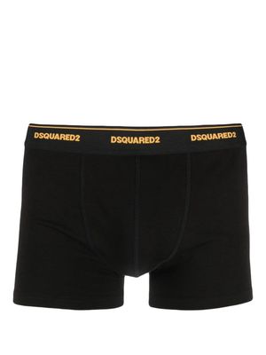 Dsquared2 logo-waistband cotton boxers - Black