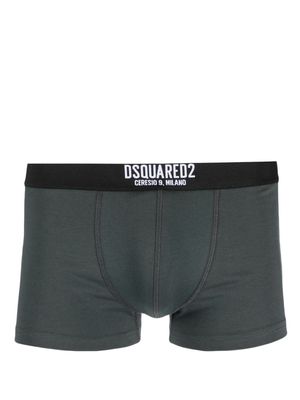 Dsquared2 logo-waistband cotton boxers - Green