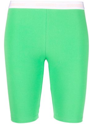 Dsquared2 logo-waistband cotton shorts - Green