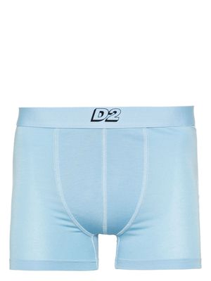 Dsquared2 logo-waistband stretch-modal boxer briefs - Blue