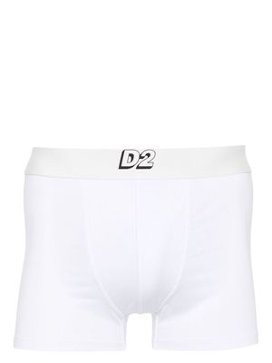 Dsquared2 logo-waistband stretch-modal boxer briefs - White