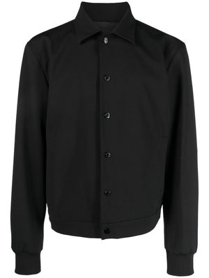 Dsquared2 long-sleeve cotton shirt jacket - Black
