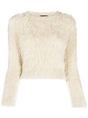 Dsquared2 long-sleeve knitted jumper - Neutrals