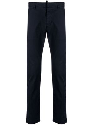 Dsquared2 low-rise slim-fit cotton chinos - Blue