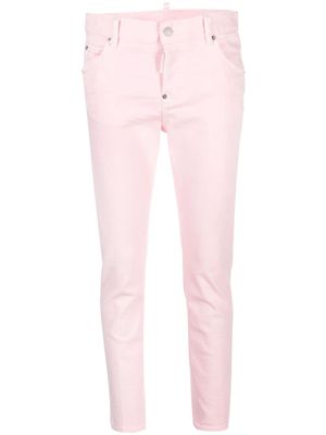 Dsquared2 low-rise tapered jeans - Pink