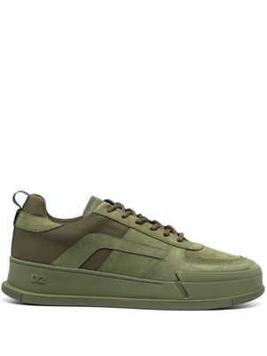 Dsquared2 low-top leather sneakers - Green