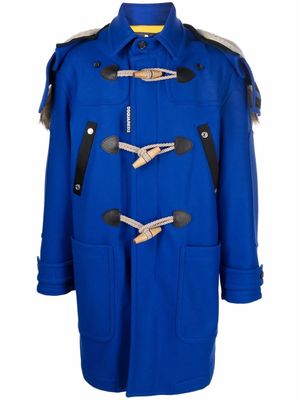 Dsquared2 mid-length duffle coat - Blue