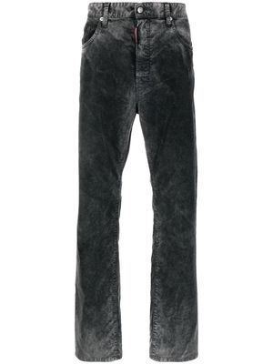Dsquared2 mid-rise corduroy trousers - Black