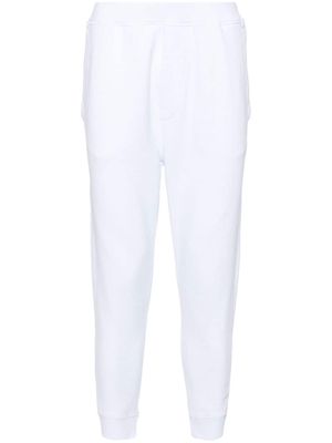 Dsquared2 mid-rise cotton track trousers - White