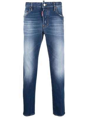 Dsquared2 mid-rise slim-cut jeans - Blue