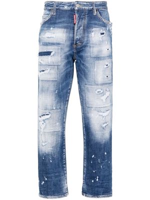 Dsquared2 mid-rise tapered-leg jeans - Blue