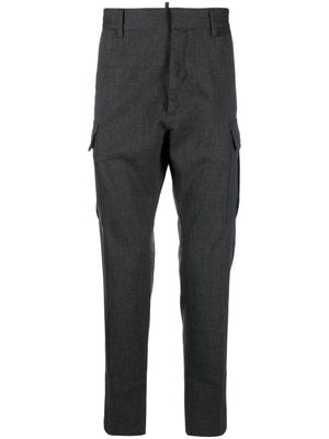Dsquared2 mid-rise tapered-leg trousers - Grey